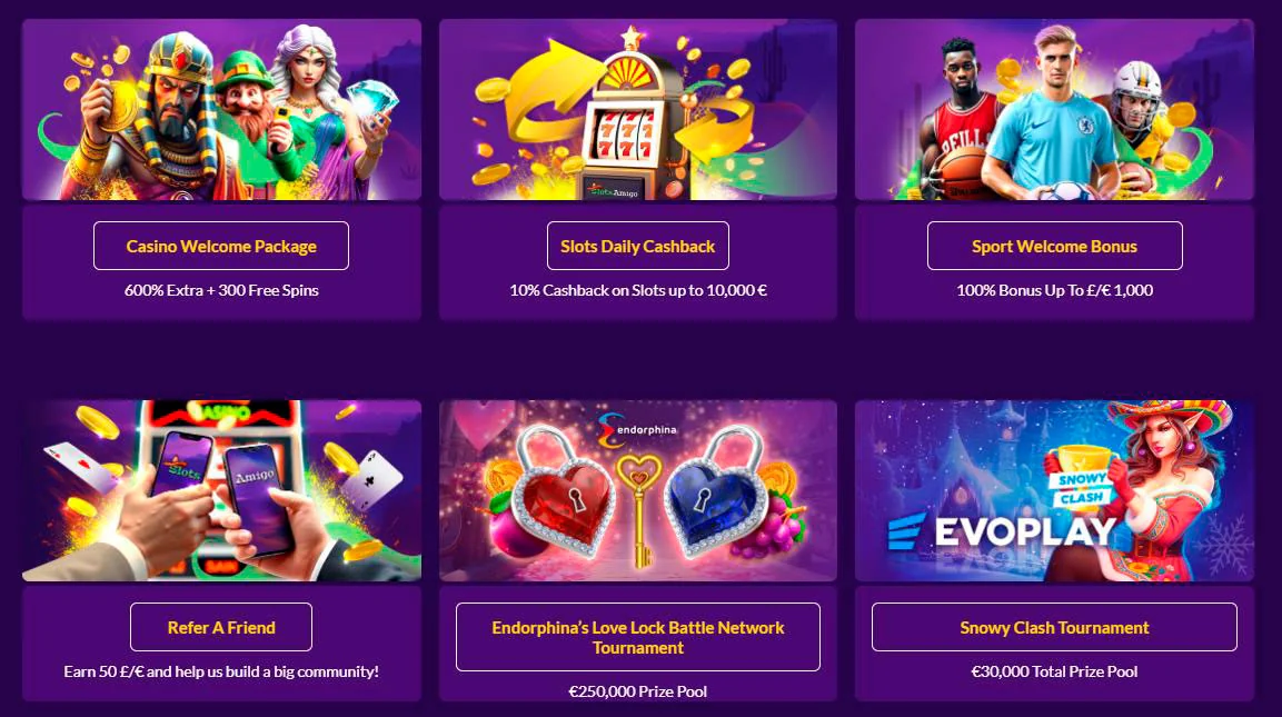 bonus slotsamigo casino